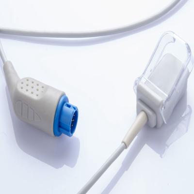 China Cable de sensor Spo2 multifuncional longitud 3m Color gris HP M1900AB M20EC08 en venta