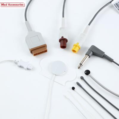 China Spacelabs TPU Reusable Temperature Probe Multifunctional Rectal Temp Probe for sale