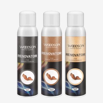 China ODM Waterproof Brown Suede Leather Protector Spray Renovator Liquid For Boots for sale