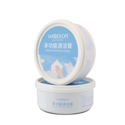 China Multifunctional Portable White Shoe Cleaning Cream With Sponge Stain Removal for sale