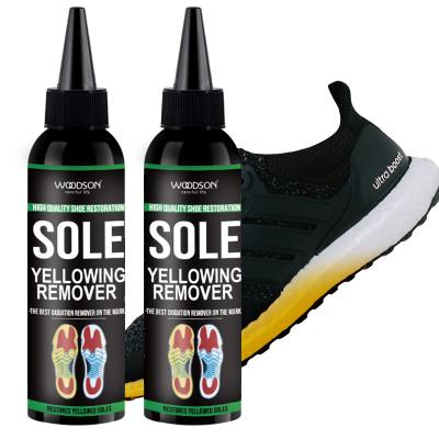 China Sneaker Care Kit Shoe Sole Cleaner Yellowing Stain Remover Gel Shoe Whitening for sale