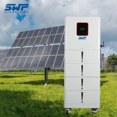 China 51.2V 100Ah/200Ah/300Ah All-In-One Stackable Storage System Home Energy Storage Battery With ≥6000 Cycle Life -20C-60C for sale