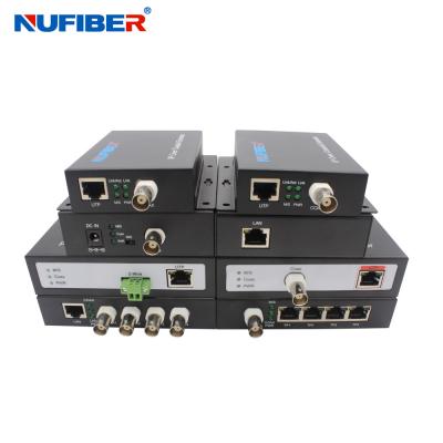 China POE Over Coaxial Ethernet Via Coax Cable Extender For Hikvision IP Camera To NVR for sale
