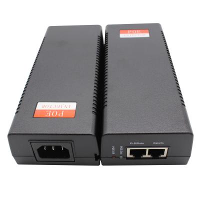 China Gigabit Power Over Ethernet POE Injector IEEE802.3af / At 30W 48V-56V for sale