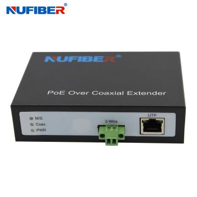 China UTP To Twisted Pair Terminal POE 2 Wire IP Converter 10/100Mbps 300m for sale