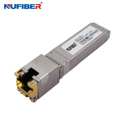China High Quality 10G-T Copper RJ45 Module 30m Distance 10Gbps UTP Network Cable Module for sale