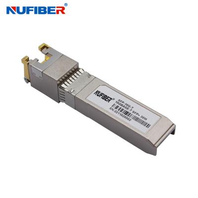 China Koperen transceiver 10G SFP RJ45 10 100 1000 10000Base-T UTP Compatibel met Cisco HP Huawei Finisar. Te koop