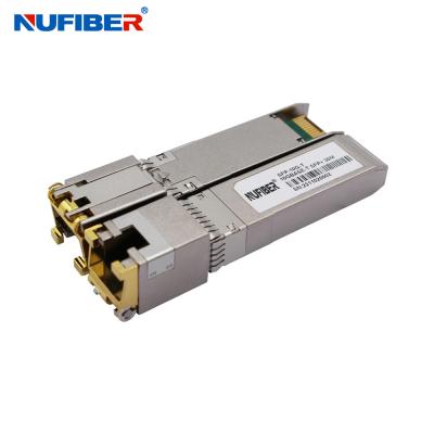 China Koperen transceiver 10G SFP RJ45 10 100 1000 10000Base-T UTP Compatibel met Cisco HP Huawei Finisar. Te koop