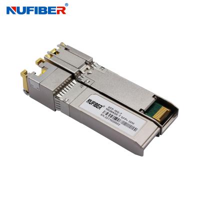 China Koperen transceiver 10G SFP RJ45 10 100 1000 10000Base-T UTP Compatibel met Cisco HP Huawei Finisar. Te koop