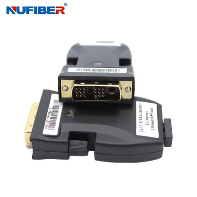 China Mini Type DVI to Fiber Extender 1080P 2 Core 1000m LC DC 5V 1A for sale