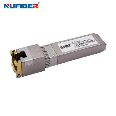 China Huawei Compatible 10G BASE-T Copper 30m RJ45 SFP Module Transceiver for sale
