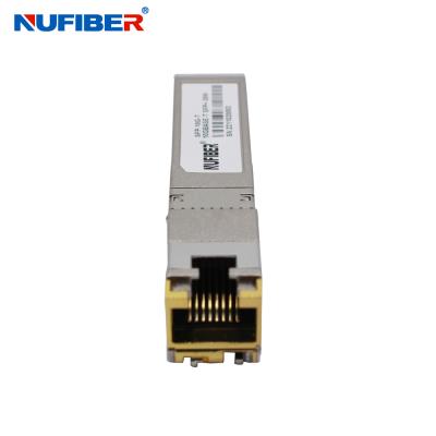 China Huawei Compatible 10G BASE-T Copper 30m RJ45 SFP Module Transceiver for sale