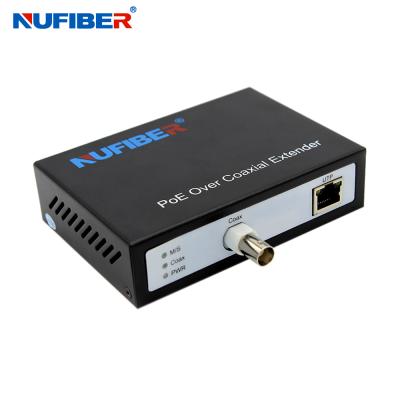 China RJ45 To BNC Coaxial Media Converter 300 Meters Max For POE Camera for sale