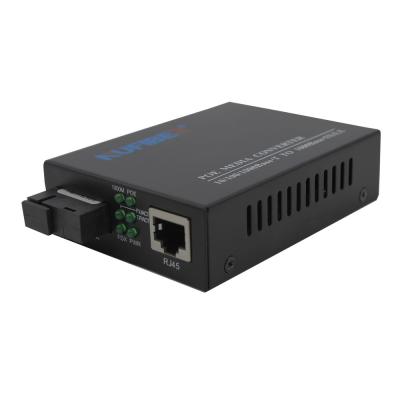 China FCC Approved POE Powered Switch Single Mode Fiber Media Converter for sale