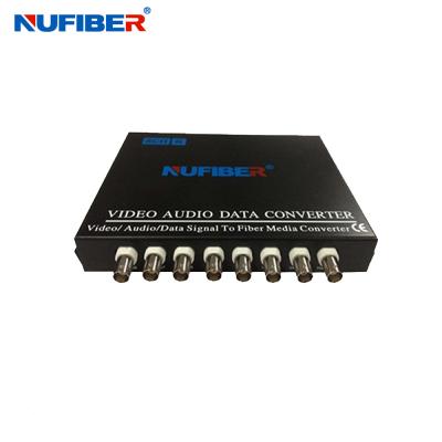 China 8BNC Fiber Video Transmitter And Receiver 1 Year Warranty for sale