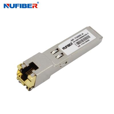 China GLC-T 1.25 Gigabit Ethernet Sfp Module , 100m Copper Sfp Transceiver for sale