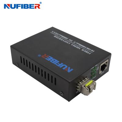 China 100Mbps 1000Mbps Rj45 To Sfp Media Converter Modular Design NF-C2200-SFP for sale