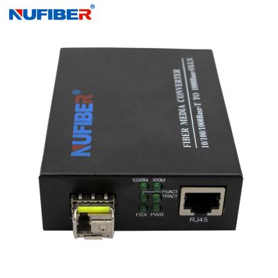 China 100Mbps 1000Mbps Rj45 To Sfp Media Converter Modular Design NF-C2200-SFP for sale
