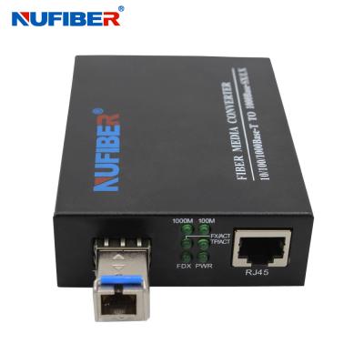 China 100Mbps 1000Mbps Rj45 To Sfp Media Converter Modular Design NF-C2200-SFP for sale