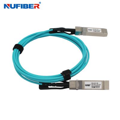 China Hot Pluggable 1M OM3 10G SFP+ AOC Active Optical Cable for sale