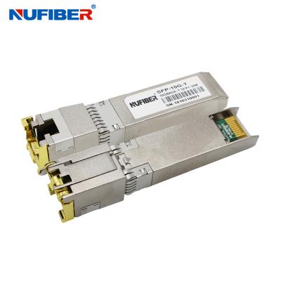 China 10GBASE-T Copper RJ45 CAT6A 30m Ethernet SFP Module for sale