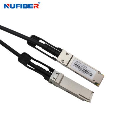 China 40G QSFP+ ao cabo de cobre 1M 3M do anexo AWG24 direto passivo de QSFP+ à venda