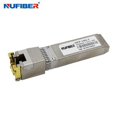China 30m RJ45 10G UTP Ethernet Port Copper SFP Transceiver for sale