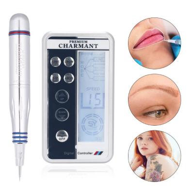 China Sliver Korea Charmant High Speed Functional Permanent Makeup Machine For Eyebrow Lip Tattoo Machine Kit for sale