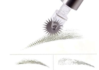 China New Tattoo Semi-permanent 8MM/6MM Microblading Roller Fog Eyebrow Gear Needle, For Line Eyebrow Fog Eyebrow for sale