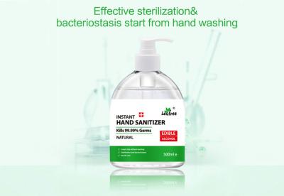 China Alcohol Based Hand Sanitizer 75% Alcohol Gel 500ml Disinfectant for sale