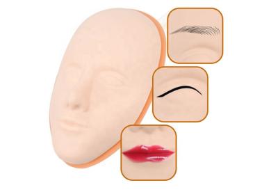 China China Makeup Practice Sheets Supplier Soft Silicone Face Practice Skin Microblading Accessories Tattoo Artificial Skin for sale