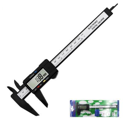 China Regla de medición de 6 de la pulgada de Vernier Caliper 150m m Digitaces de calibrador del micrómetro electrónico plástico del indicador Digitaces de la herramienta en venta