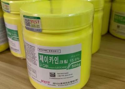 Chine La Corée J-CAIN 15,6% 10,56% crème anesthésique 500g/pcs de 25,8% visages à vendre