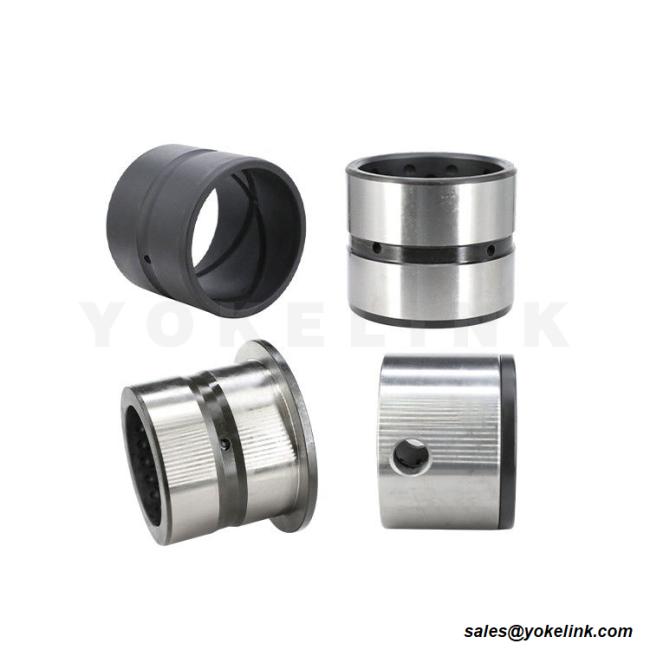 Customized Size Flanged Linear Bucket Bushing Mechanical Bushings (5) DIN 25CrMo4 GB#20CrMo Excavator Bucket Bushes Replacement