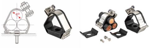trefoil cable cleat (2) trefoil cable cleat (2)