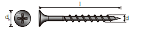 Collated Screws Coarse Thread Collated Screws Coarse Thread