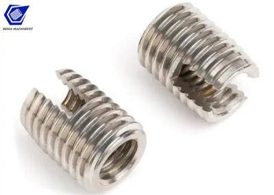 China Thin Wall Slotted Self Tapping Threaded Insert with Stainless Steel 304 Material for sale