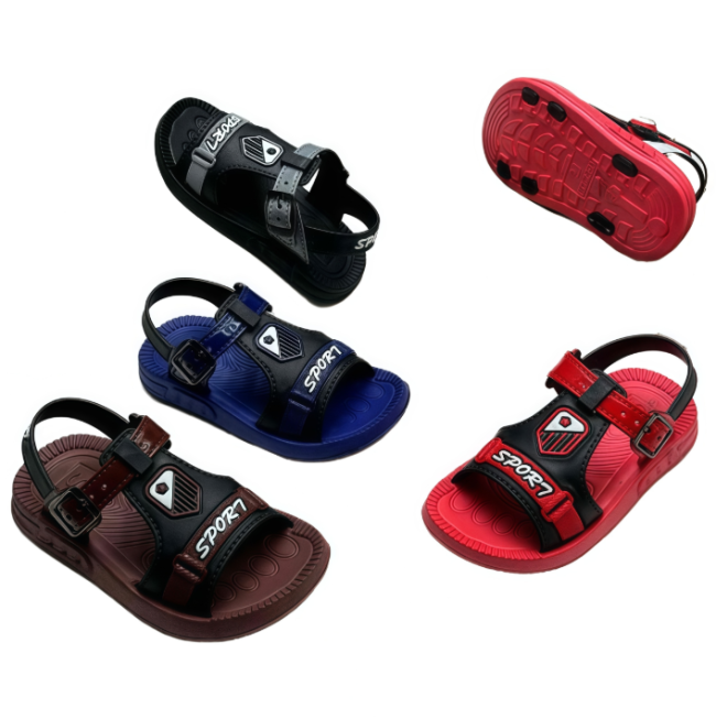 Kids EVA Sport Sandals with adjustable straps and non-slip sole