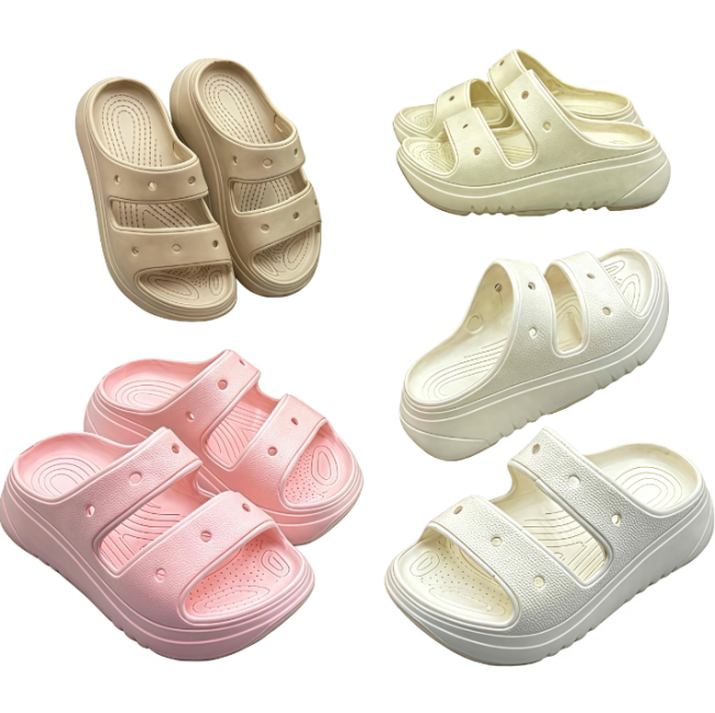 Women's EVA Platform Slides, Factory Direct Wholesale Footwear