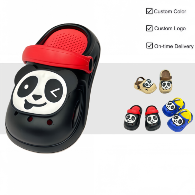 EVA Kids Cartoon Panda Clogs Multi Colors Wholesale