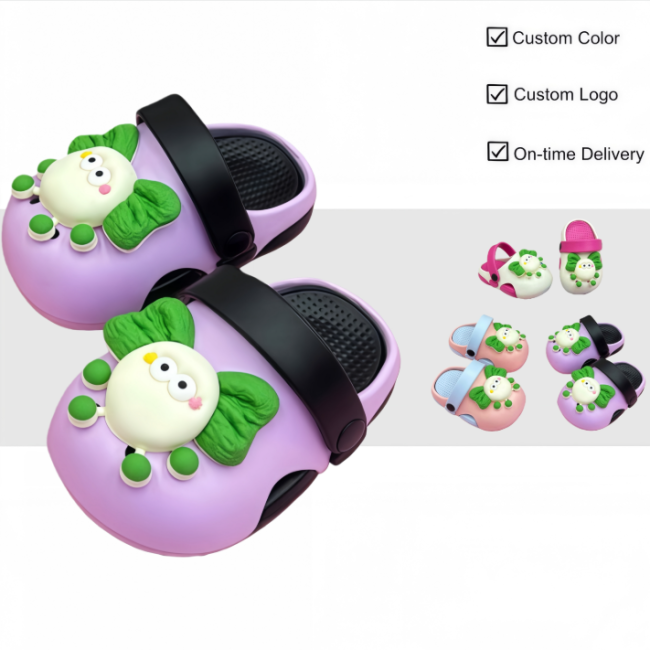 EVA Kids Cabbage Cartoon Clogs Custom Color Logo Factory Direct Wholesale