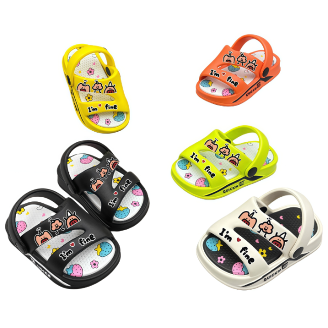 EVA Kids Casual Sandals Anti-slip Beach Children Slippers, Multi Color Options for Boys and Girls