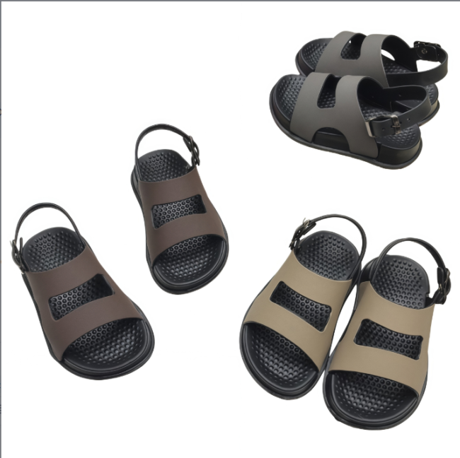 EVA Minimalist Kids Sandals Anti-slip Massage Insole Unisex Children Casual Beach Sandals, Multi Classic Color Options for Toddlers Boys and Girls