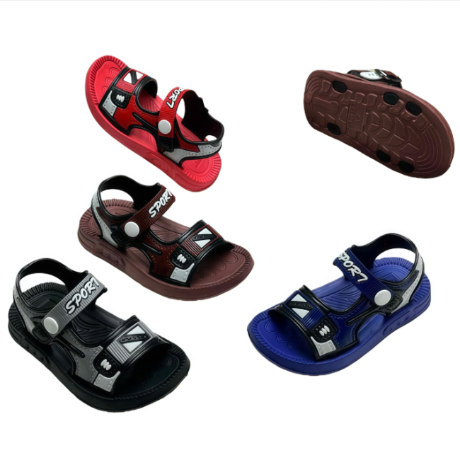 Bulk EVA Kids Sport Sandals Non-slip Wear-resistant Children Outdoor Footwear