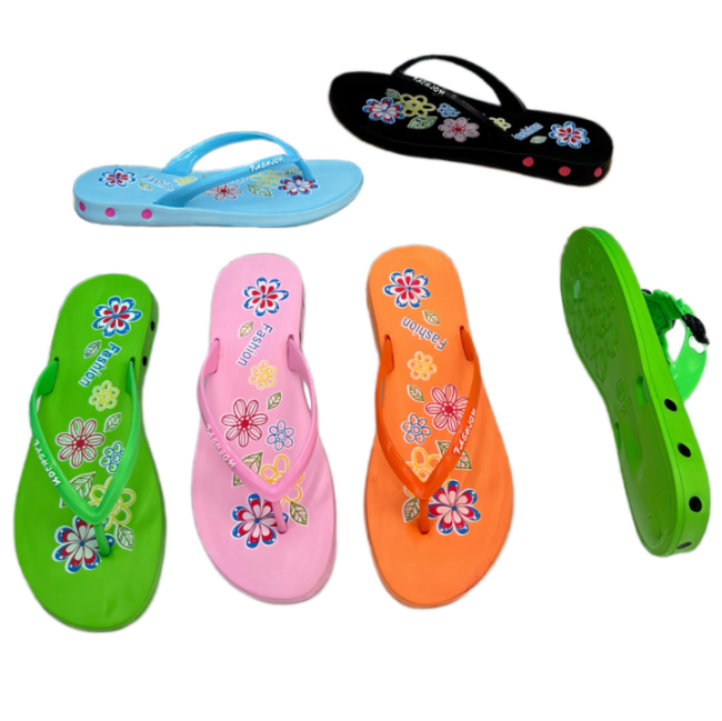 EVA Women Colorful Daisy Flip Flops 5 Colors