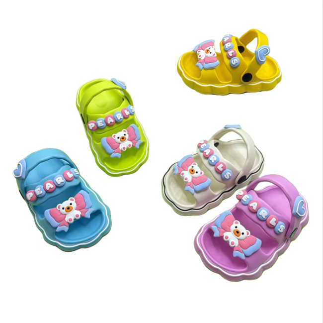 EVA Kids 3D Bear 2-in-1 Sandals 5 Colors