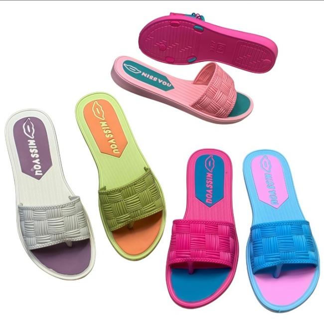 EVA Woven Pattern Women Slides Wholesale
