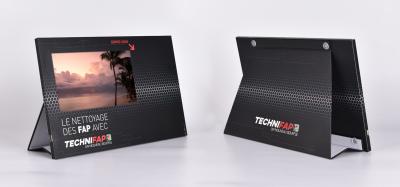 China 7 inch instore video display, Custom design point of purchase video display screens powered by AC adaptor for sale