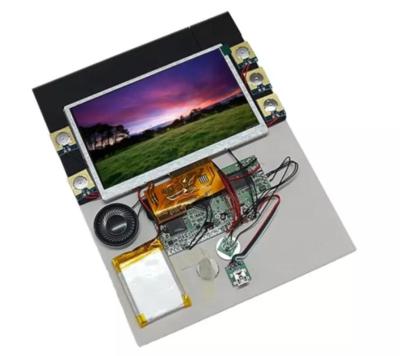 China Digital Lcd Video Brochure Components Video Module With Pcb Panel Digital Video Booklet Module for sale