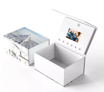 China 7inch HD LCD Screen Video Greeting Card Packing Box for Gifts/Products Presentation for sale